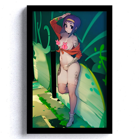 Cowboy Bebop - Faye Valentine NSFW // Archival Quality 11x17 Art Poster
