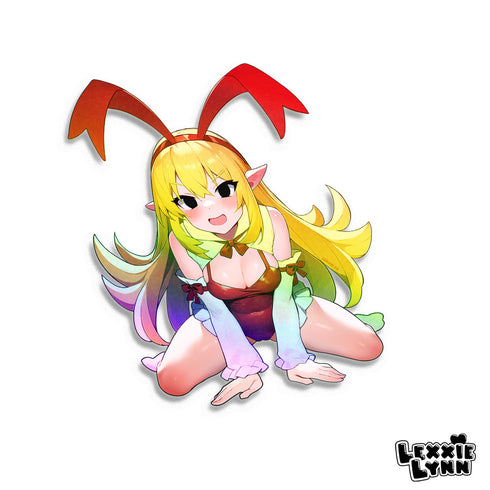 Disgaea - Flonne // Glossy Spot Holographic Vinyl Decal/Sticker