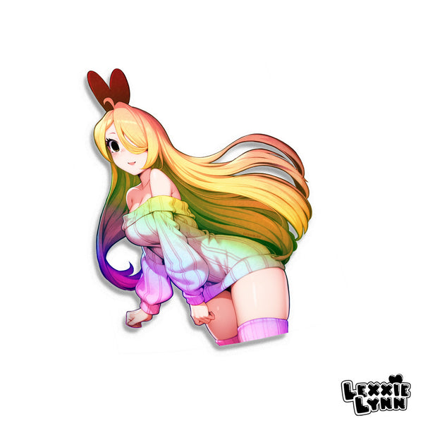 Lexxie Lynn // Glossy Spot Holographic Vinyl Decal/Sticker