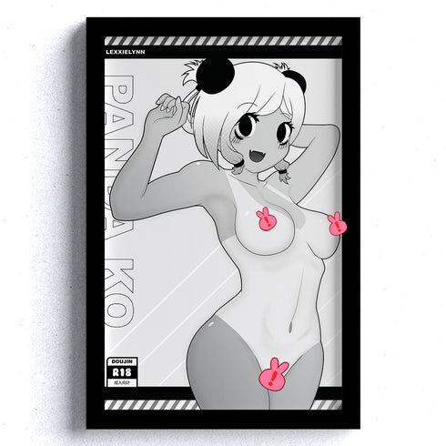 Panda Ko Beach NSFW // Archival Quality 11x17 Art Poster