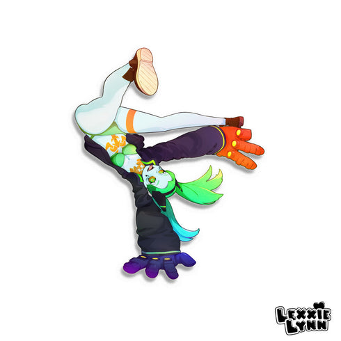 Cyberpunk: Edgerunners - Rebecca // Glossy Spot Holographic Vinyl Decal/Sticker