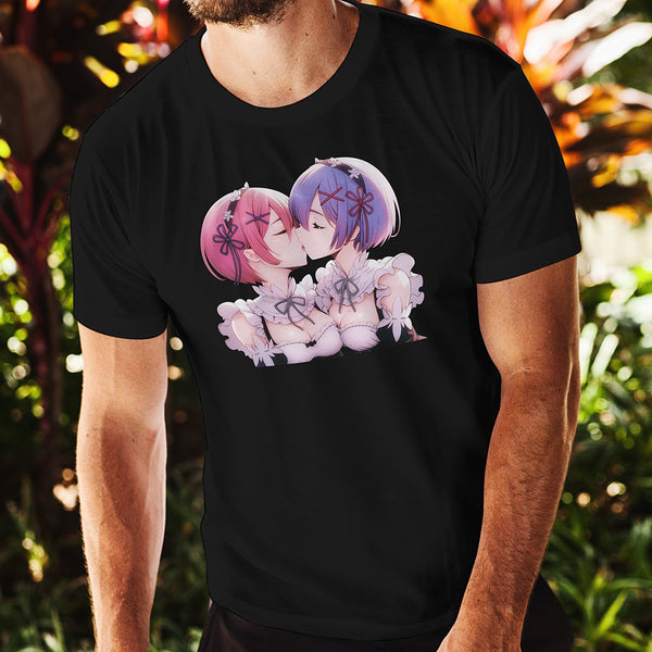 Re:Zero - Rem and Ram // Unisex Crew Neck Graphic T-Shirt
