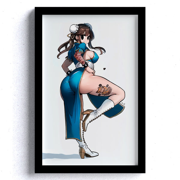 Street Fighter - Chun Li // Archival Quality 11x17 Art Poster